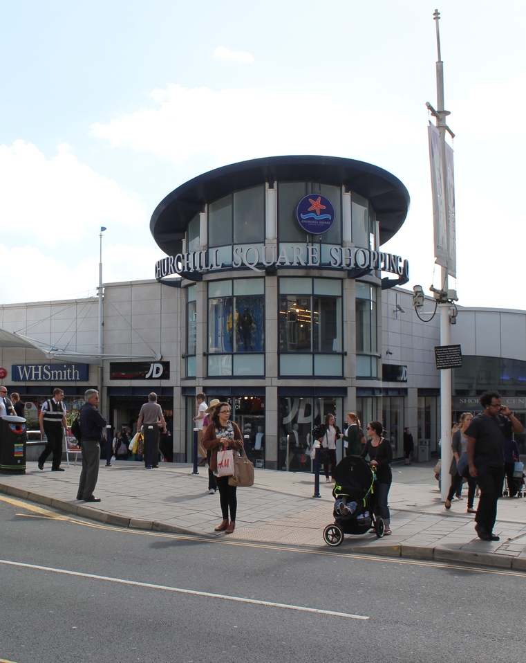 General info about Brighton Churchill Square Shopping centre